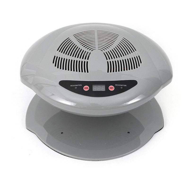 WUPYI Professional Nail Dryer,400W Air Nail Fan Blower Dryer Machine Auto Induction Warm and Cool Wind,Professional Air Nail Fan Manicure Tool with Sensor,for Fingernail & Toenail Curing,Silver WUPYI