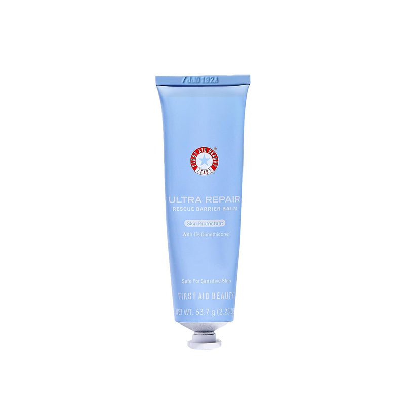 First Aid Beauty - Ultra Repair Rescue Barrier Balm, Deep Hydrating Skin Barrier Mask with 1% Dimethicone, Visible 24-Hour Relief for Dry, Cracked & Chapped Skin, Safe for Sensitive Skin, 2.25 oz Infinity Warehouse