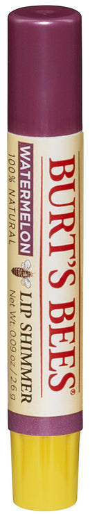 Burt's Bees Lip Balm Stocking Stuffer, Moisturizing Lip Shimmer Holiday Gift for Women, with Vitamin E & Coconut Oil, 100% Natural, Watermelon, 0.09 Ounce Burt's Bees