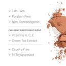 Glo Skin Beauty Pressed Base Powder Foundation Makeup (Natural Medium) - Flawless Coverage for a Radiant Natural, Second-Skin Finish Infinity Warehouse