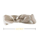 ZIMASILK 100% Mulberry Silk Headband Elastic Twisted Head Hair Wrap Accessory Turban For Women(Taupe) ZIMASILK