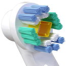 Professional White Replacement Brush Heads w/ 3D Whitening, Compatible with Oralb Braun Electric Toothbrush- 8 Pro Style- Fits The Oral-B Kids Care 1000 Etc. Alayna