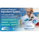 DMSO Cream 99.9% Pure Pharmaceutical Grade – Muscle, Joint & Skin cream | Fast-Absorbing with Magnesium, MSM, Arnica, Aloe and Vitamin E | Non-Greasy 3 oz (1-Pack) | Made in USA Infinity Warehouse