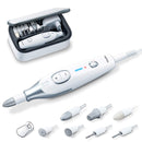Beurer Professional Manicure Pedicure Nail Drill Kit - 7 Attachments, Variable Speeds, Electric Nail File Set, Nail Care Tools for Hands and Feet with Storage Case, MP42 Beurer