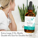 Organic Marula Oil for Face and Hair, 100% Virgin Moisturizing Beauty Oil - Cold Pressed, Natural Anti-Aging Formula - Non-greasy, Unrefined, Rich in Omegas & Antioxidants - 2oz. Eva Naturals