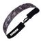 Sweaty Bands Womens Girls Headband - Non-Slip Velvet-Lined Workout Hairband - Booty Camp Camo Black Gray 1-Inch Sweaty Bands