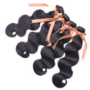 ALLRUN Brazilian Virgin Hair Body Wave Bundles 100% Unprocessed Human Hair Body Wave 4 Bundles (22 24 26 28) Brazilian Body Wave Human Hair Extensions Natural Black ALLRUN Store