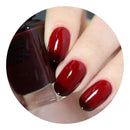 Cirque Colors Thermal Temperature Color Changing Mood Nail Polish - Rothko Red - 0.37 fl. oz. (11 ml) - Vegan, Cruelty-Free, Non-Toxic Formula Cirque Colors