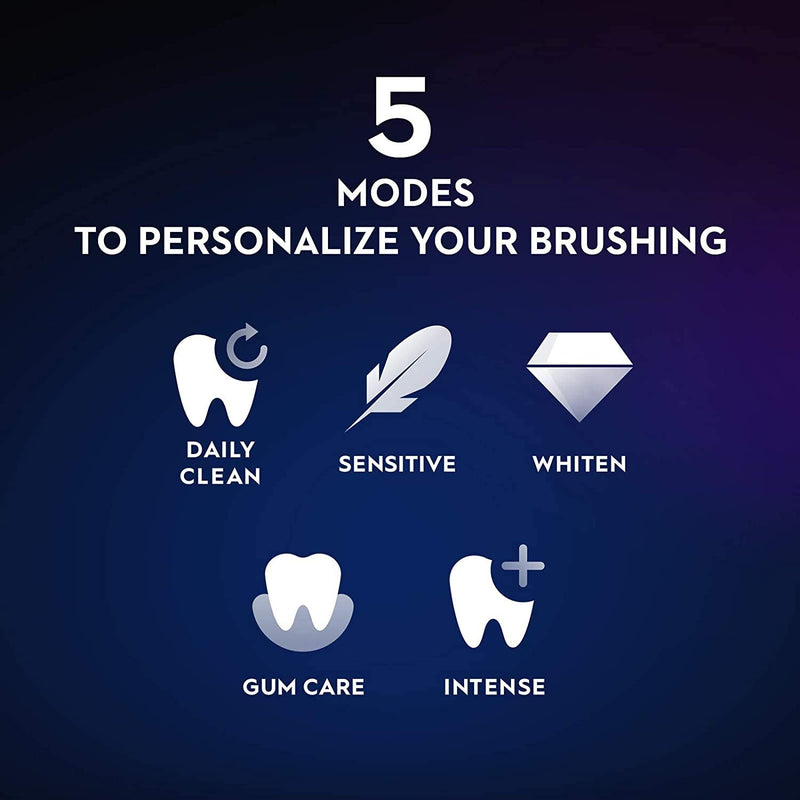 Oral-B iO Series 7 Electric Toothbrush With 4 Brush Heads, Black Onyx Oral-B
