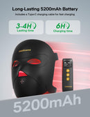 Medisana 3D Red Light Therapy Mask for Face, 336 LEDs Light Therapy Mask with 3 Modes - NIR 830nm, Red 630nm, Blue 415nm - Cordless & Rechargeable LED Face Mask for Home, Skincare Gifts for Women Mom Infinity Warehouse