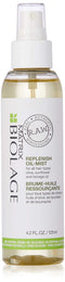 BIOLAGE R.A.W. Replenish Oil-Mist | Pre-Shampoo Treatment Smoothes & Conditions Hair | With Olive, Sunflower & Borage Oil | Silicone-Free | For All Hair Types | 4.2 Fl. Oz. BIOLAGE
