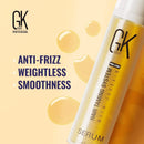 GK HAIR Global Keratin 100% Organic Argan Oil Anti Frizz Hair Serum (0.34 Fl Oz/10ml) Styling Smoothing Strengthening Hydrating & Nourishing Heat Protection Shine Frizz Control Dry Damage Hair Repair GK HAIR