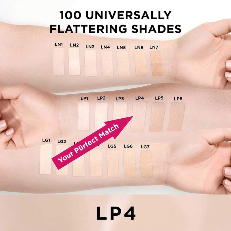 PÜR 4-in-1 Love Your Selfie Longwear Foundation & Concealer, Lp4, 1.2 Fl Oz PÜR MINERALS