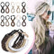 Hairro Synthetic Braided Hair Headbands Slim Three-strand Braid Plaited Hairpiece Elastic Stretch Fake Braid Hair Band for Women and Girls Fashionable Beauty Hair Accessory 9/10 Brown Hairro