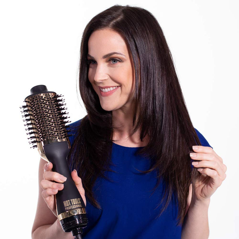 HOT TOOLS Pro Artist 24K Gold One Step Volumizer Hair Dryer and Hot Air Brush HOT TOOLS