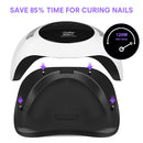 UV LED Nail Lamp Easkep - 120W Gel Nail Polish UV Light for Nail Dryer Curing Lamp Faster 4 Timer Setting Professional Portable Handle for Fingernail and Toenail Auto Sensor Nail Machine (120W) Easkep