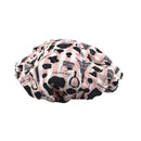Reusable Nylon Shower Cap & Bath Cap, Reversible Oversized Waterproof Shower Caps Large Designed for all Hair Lengths w Terry Lining & Elastic Band Stretch Hem Hair Hat - Socialite Mint To Be Betty Dain