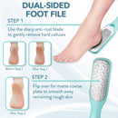 Callus Remover For Feet | Double-sided Foot Scrub -Foot File -Dead Skin Remover -Foot Rasp for Exfoliation -Wet & Dry Feet Scrubber for Smoothing & Softening Feet -Pedicure Tool for Foot Care Relax Tony