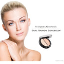 EVE PEARL Dual Salmon Concealer Full Coverage Under Eye Concealer Smooth Skin Treatment Brighten Makeup Hydrate Skincare (Tan) EVE PEARL