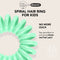 invisibobble Kids Spiral Hair Ring - 10 Pack, Crayola Edition- No-Ouch Coil Hair Ties with Strong Grip- Hair Accessories for Girls Toddlers and Kids invisibobble