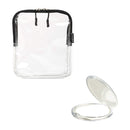 TSA Approved Clear Travel Toiletry Bag And Portable Paper Hand Soap For Camping, Travel, Public Restrooms - Unscented, No Dyes. BORSALI