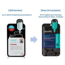 MEDIHEAL Official [Korea's No 1 Sheet Mask] - 5 Pack W.H.P Hydrating Charcoal Mask / Super Moisturizing & Brightening Facial Mask, Premium Charcoal Bamboo Sheet Mediheal