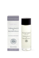 Scentered Sleep Well Wellbeing Ritual Bath & Body Oil Gift - for Bath, Shower, Massage and Body - Moisturizes and Hydrates Skin - 100ml Scentered