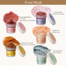 SKINFOOD Strawberry Sugar Food Mask 120g (4.23 oz.) - BHA Pore & Sebum Clearing Exfoliator Wash-off Mask with Melting Sugar, Hydrating and Nourishing, Shower-Proof Texture, Skin Safety Tested SKIN FOOD since 1957 Store