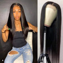 FLYBAO Straight Lace Front Wigs Human Hair Wigs Brazilian Human Hair Lace Front Wigs for Black Women 150% Density Pre Plucked 26 Inch Closure Wigs FLYBAO