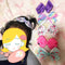 6 Pieces/Set 5 Inches Rainbow Printed Knot Ribbon Siwa Bows For Girls Handmade Boutique Hair Clips Children Hair Accessories (STYLE-4) TAYESHA