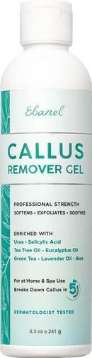 Ebanel Set of Professional Callus Remover for Feet, and Urea Cream 40% Plus Salicylic Acid 2%, Heel Foot Callus Remover Gel Exfoliator Dead Skin Cuticle Removal Toenail Softener Keratolytic Pedicure Infinity Warehouse