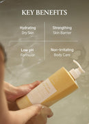 laferme Low pH balanced Gentle Korean Body Wash with Natural & Organic Ingredients, Hypoallergenic for Sensitive Skin, Moisturizing & Hydrating for Dry Skin, For Women & Men, 33 Fl Oz, Apple Mint Infinity Warehouse