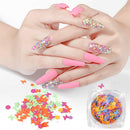 12 Boxes 3D Butterfly Nail Art Glitter Sequins, Colorful Laser Butterfly Nail Sequin Acrylic Paillettes, Holographic Nail Sparkle Glitter for Nail Art Decoration & DIY Crafting DELENA