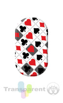 Minx Nails Wild Card, Red Black White, Nail Wrap Minx Nails