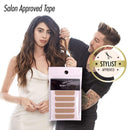 The Hair Shop Smart Tabs Tape-in Hair Extension Tape - Professional Strong No-Residue Bonding Double-Sided Replacement Tape for 100% Remy Human Hair Extensions, 60 Tabs (4 cm x 0.9 cm) The Hair Shop