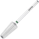 PANA Nail Carbide Volcano Bit - Two Way Rotate use for Both Left and Right Handed - Fast remove Acrylic or Hard Gel - 3/32" Shank - Manicure, Nail Art, Drill Machine (Coarse, Silver) PANA