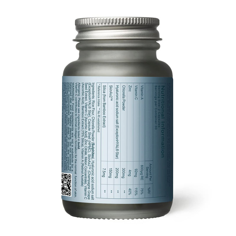 ELEMIS Pro-Collagen Skin Future Supplements, Daily Ingestible Reduces the Look of Fine Lines & Wrinkles, Supports Hydration & Elasticity, 60 Capsules