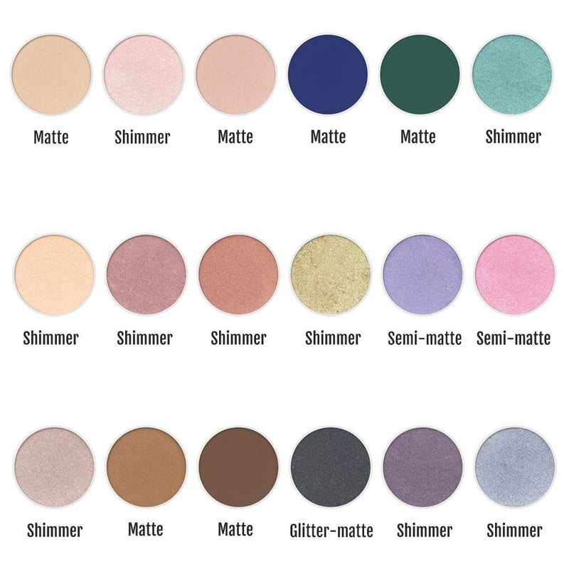 BaeBlu Hypoallergenic Eyeshadow Organic 100% Natural Finely Pressed Velvety Smooth Powder, Made in USA, Blue Velvet BaeBlu