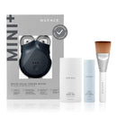NuFACE MINI+ Microcurrent Facial Device Ultimate Uplift Kit - Brilliant White Face Sculpting & Contouring Device with Aqua Gel, Power Patches, Prep-N-Glow Skin Care Wipes & Luxe Gift Box Infinity Warehouse