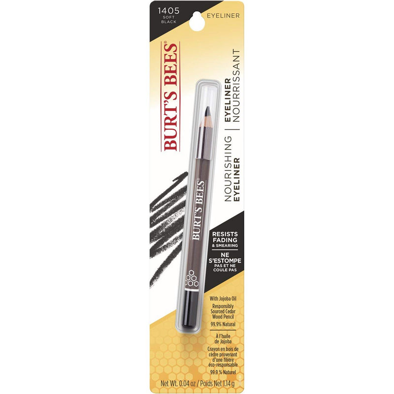 Burt's Bees Nourishing Eyeliner, Soft Black - 0.04 Ounce Burt's Bees