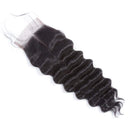 QTHAIR 12A Grade Peruvian Loose Deep Wave Human Hair 100% Unprocessed Peruvian Virgin Human Hair (10", 4x4 Closure) QTHAIR
