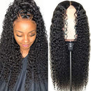 CYNOSURE 13x4 HD Transparent Lace Front Human Hair Wigs for Black Women 9A 180% Denisty Curly Lace Front Wigs Human Hair Pre Plucked with Baby Hair Natural Black Color 20inch CYNOSURE