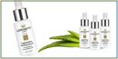 LEROSETT Healing Serum for Acne Scarring, Redness, Breakouts, Irritation, Hydrate, Soothe, Firm, Plump, with Organic Aloe Vera, Collagen, Elastin, Keratin, Vitamin C, Ginseng 1 oz Gunilla Of Sweden