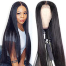 22 Inch Glueless Lace Front Wigs Human Hair Pre Plucked Straight Lace Front Human Hair Wigs 4x4 Closure Human Hair Wig With Baby Hair Brazilian Virgin Lace Frontal Human Hair Wigs for Black Women mengkai Store