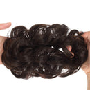 Hairro Messy Hair Bun Extensions Synthetic Updo Hair Scrunchy Highlight Chignons Donut Elastic Bride Bun Ponytail Hairpiece for Women 1 Piece
