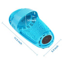 meidong Silicone Shower Foot Scrubber Personal Foot Massage and Cleaning, Non-Slip Foot Scrubber for Men and Women (1PCS Green) meidong