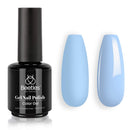 Beetles Gel Nail Polish, 1Pcs 15ML Blue Color Soak Off Gel Polish Nail Art Manicure Salon DIY at Home beetles Gel Polish Store