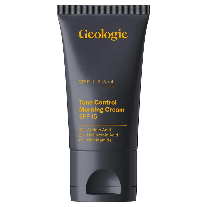Geologie Tone Control Face Cream with SPF 15 | Brightening Moisturizer with Niacinamide, Hyaluronic Acid & Azelaic Acid | Reduces Redness & Controls Oil | For Men & Women Infinity Warehouse
