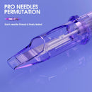 Mast Pro Tattoo Cartridges 20Pcs Disposable Needles Curved Magnum (1015RM) MAST TATTOO