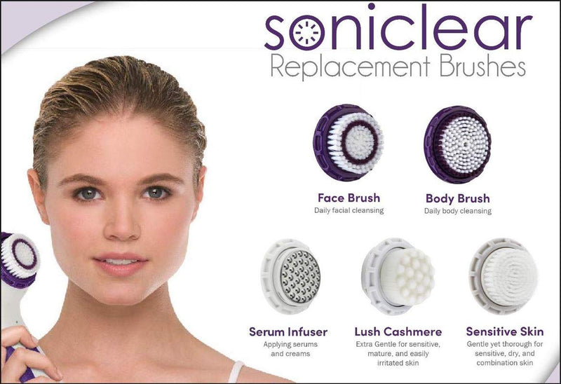 Michael Todd Beauty - Soniclear Replacement Face Brush Head - For All Skin Types - Compatible with the Soniclear Elite and Petite MICHAEL TODD BEAUTY